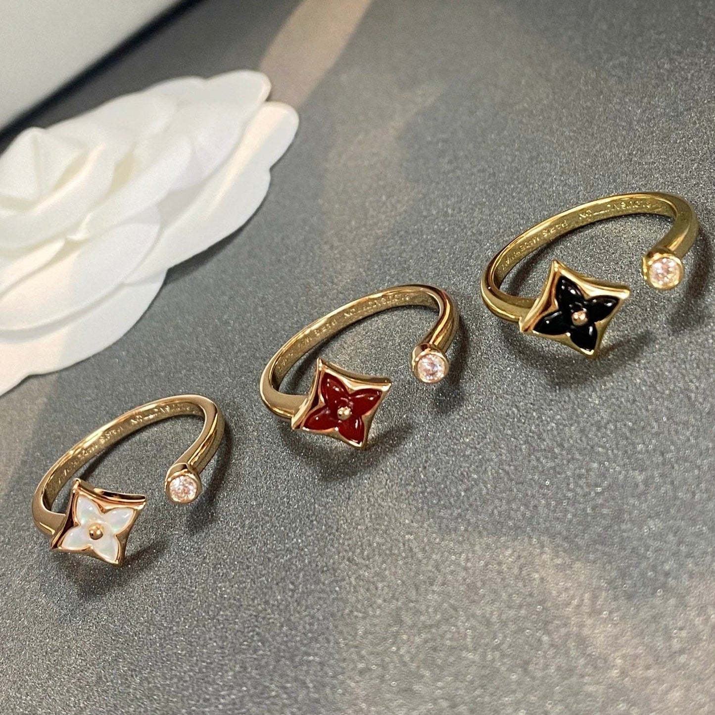 [Psychic Jewelrys]STAR 1 DIAMOND OPEN RING