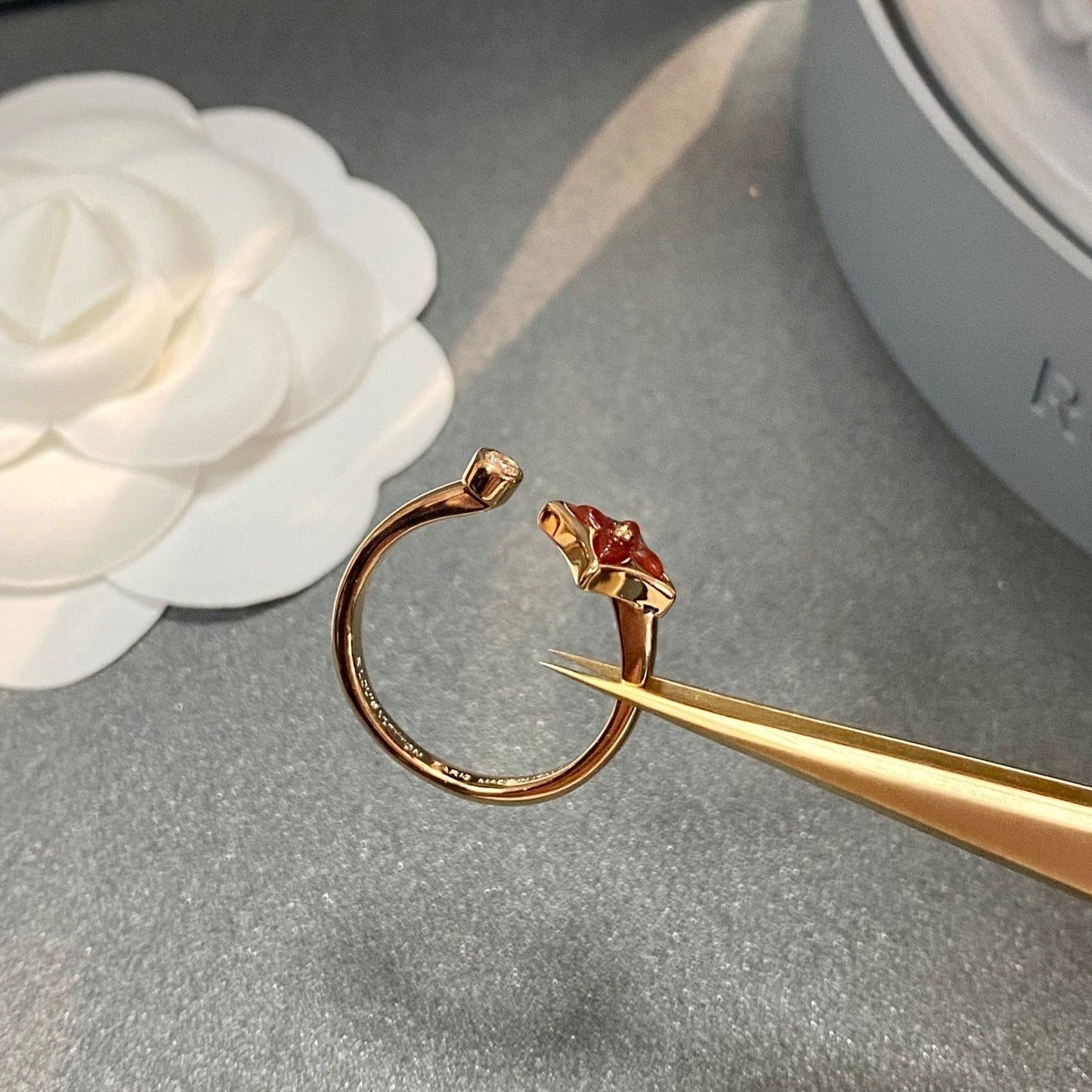[Psychic Jewelrys]STAR 1 DIAMOND OPEN RING