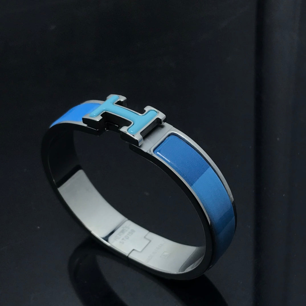 [Psychic Jewelrys]H BRACELET BLUE RAINBOW CERAMIC