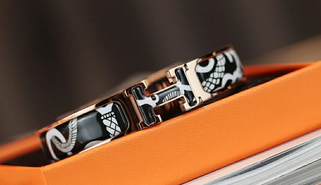 [Psychic Jewelrys]H TARTAN BRACELET 12MM