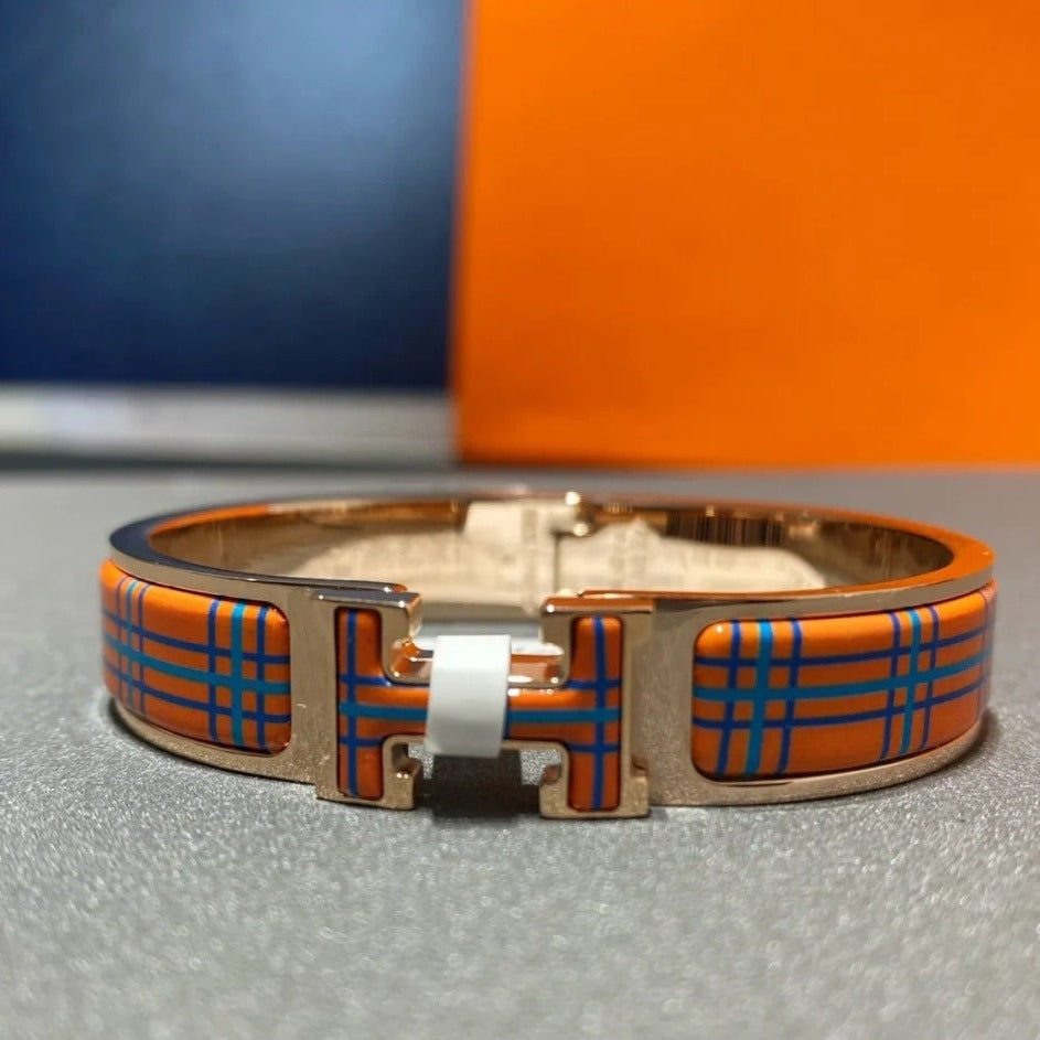 [Psychic Jewelrys]H TARTAN BRACELET 12MM