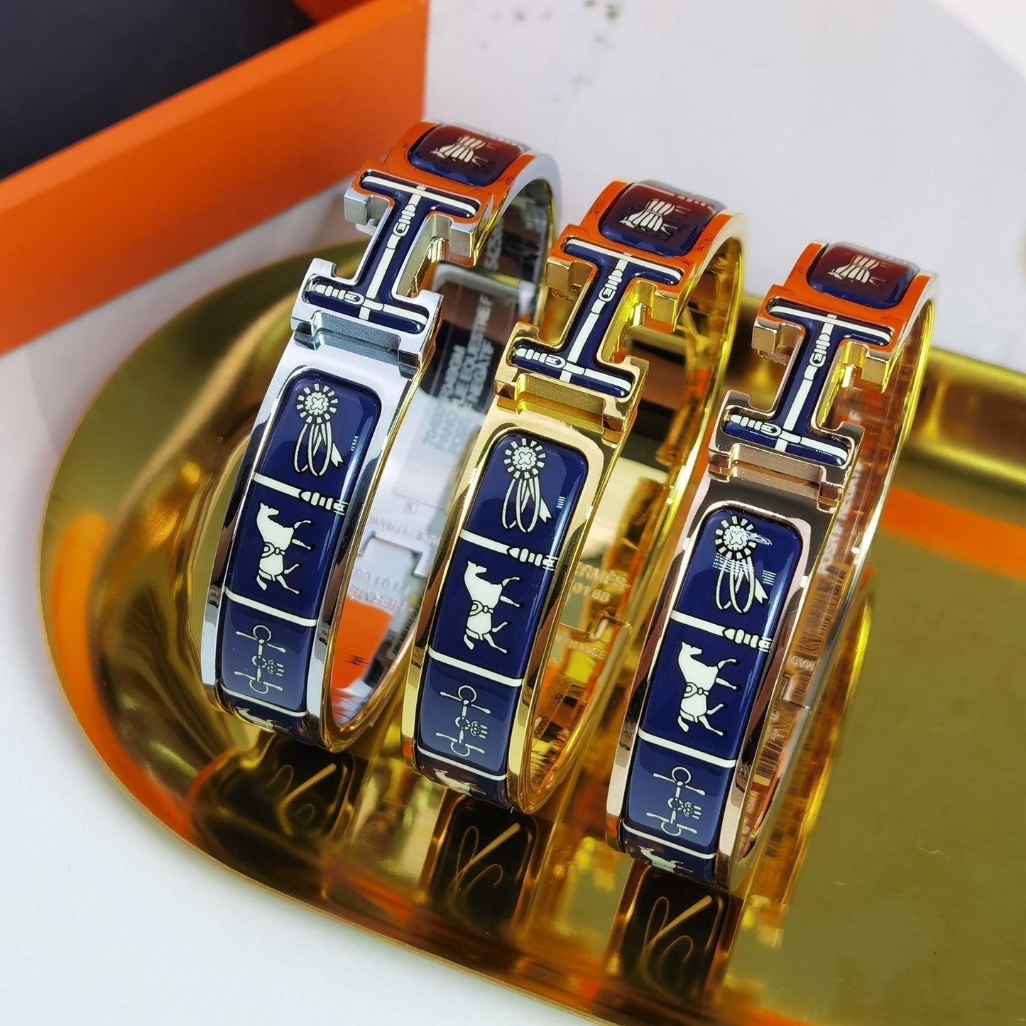 [Psychic Jewelrys]H COUVERTURES DARK BLUE BRACELET
