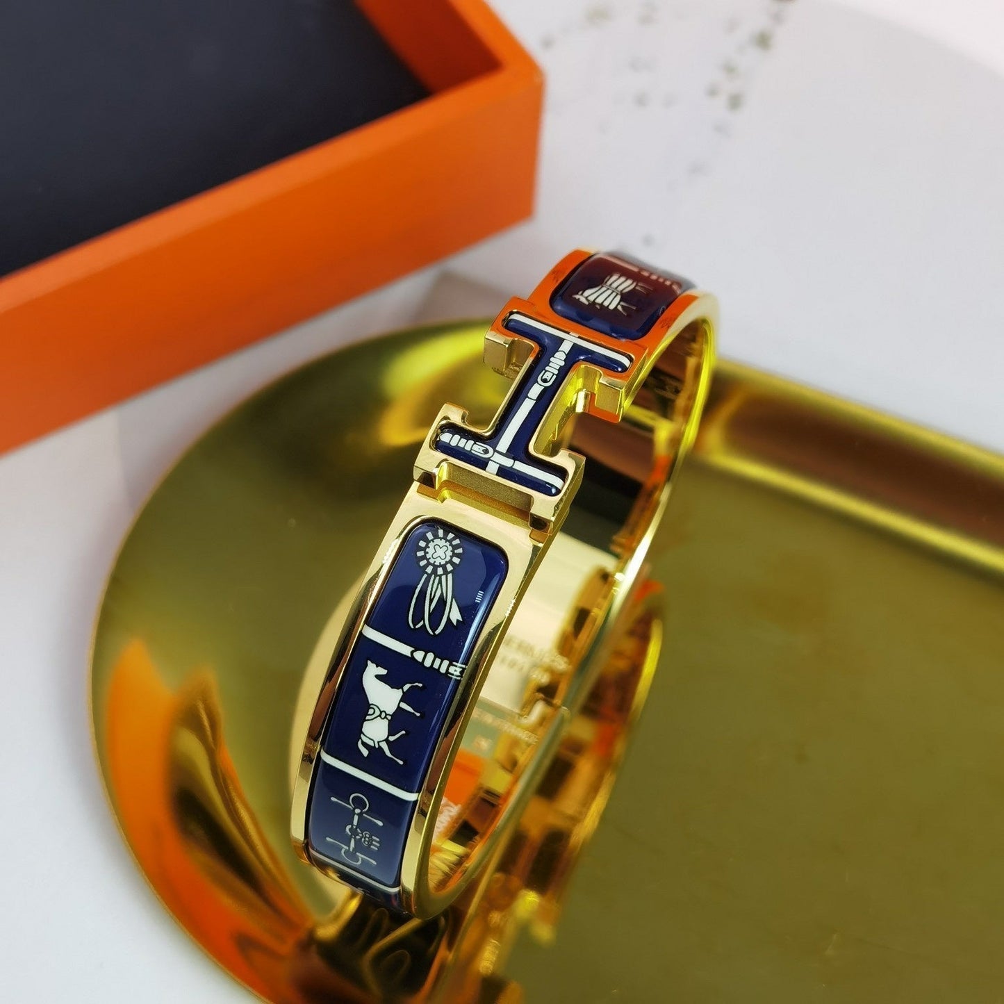 [Psychic Jewelrys]H COUVERTURES DARK BLUE BRACELET