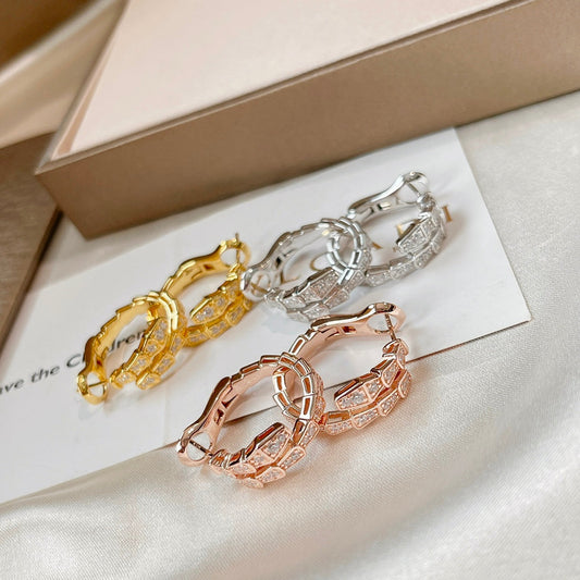 [Psychic Jewelrys]SERPENTI EARRINGS DIAMOND