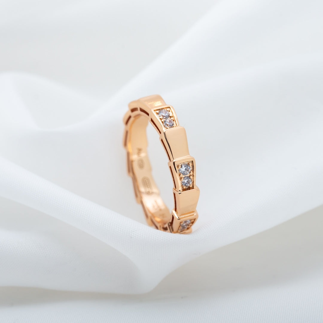 [Psychic Jewelrys]SERPENTI RING PINK GOLD  3MM