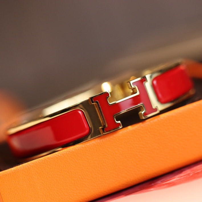 [Psychic Jewelrys]H BRACELET 12MM GOLD