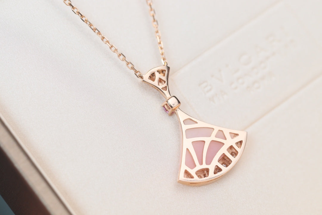 [Psychic Jewelrys]DREAM NECKLACE PINK MOP DIAMOND