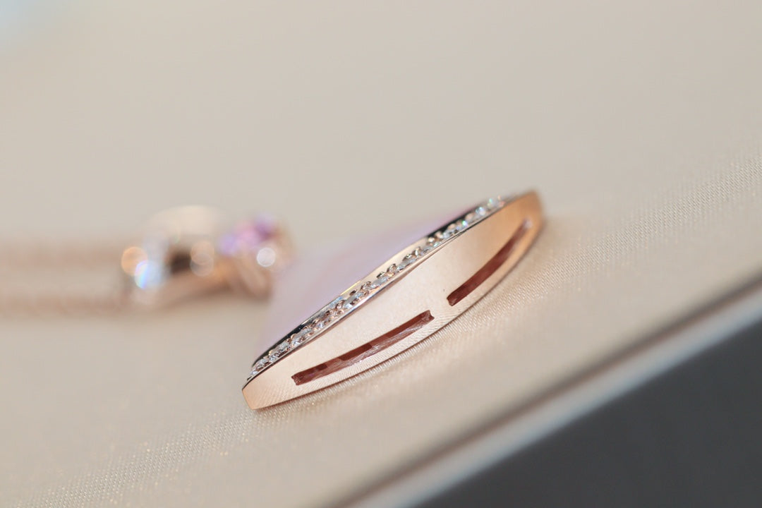 [Psychic Jewelrys]DREAM NECKLACE PINK MOP DIAMOND