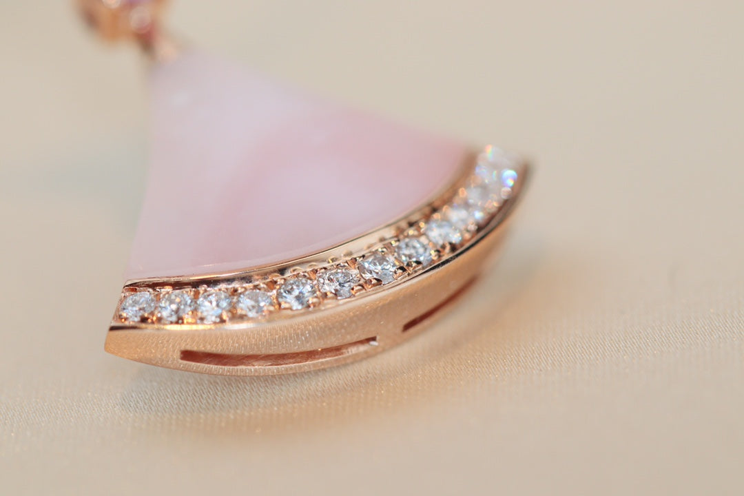 [Psychic Jewelrys]DREAM NECKLACE PINK MOP DIAMOND