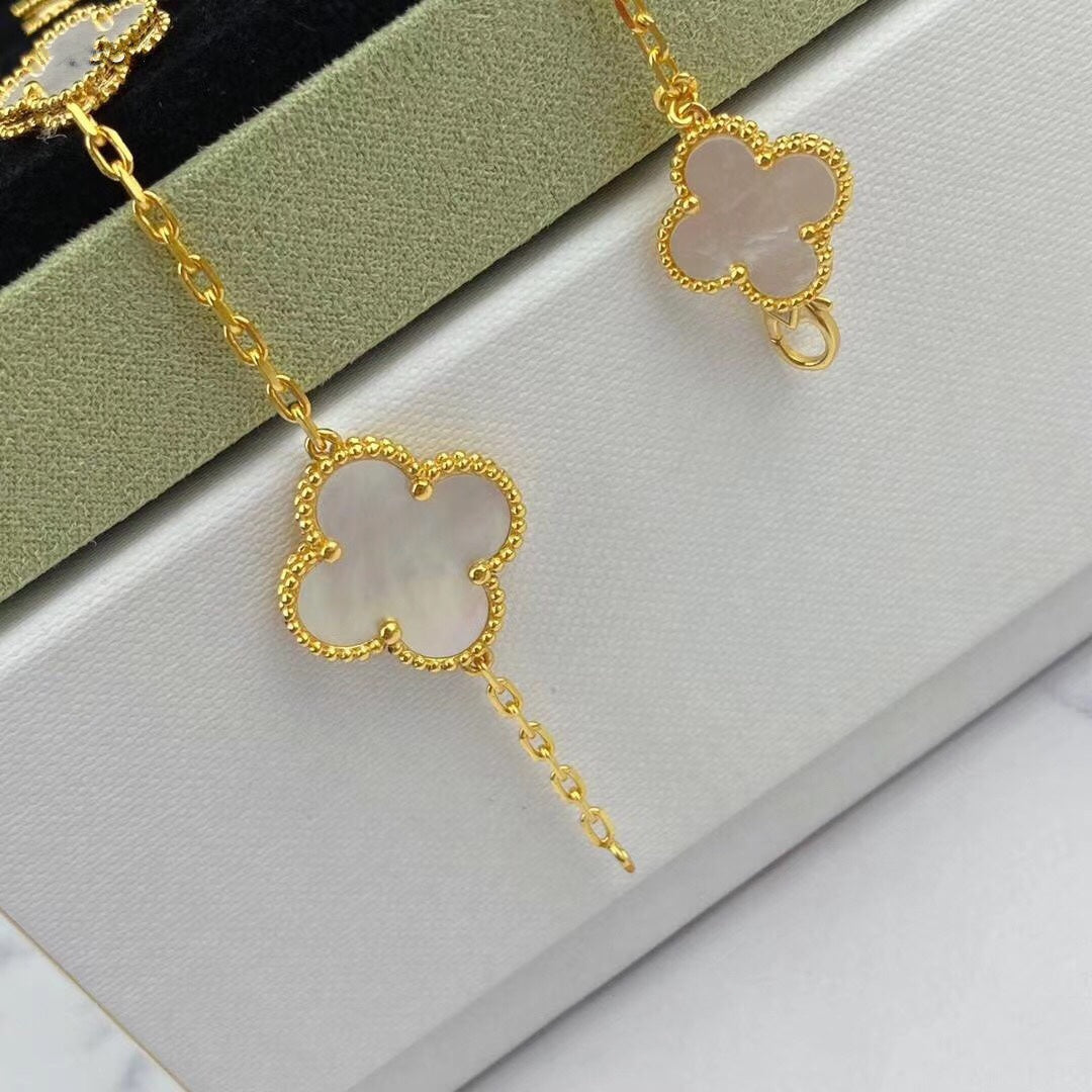 [Psychic Jewelrys]MAGIC CLOVER MOP GOLD BRACELET 5 MOTIFS