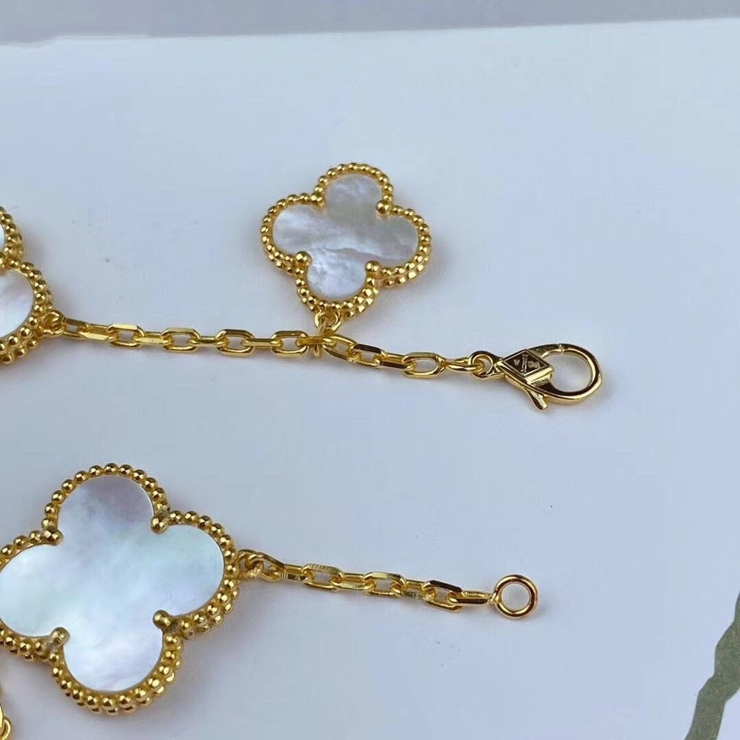 [Psychic Jewelrys]MAGIC CLOVER MOP GOLD BRACELET 5 MOTIFS