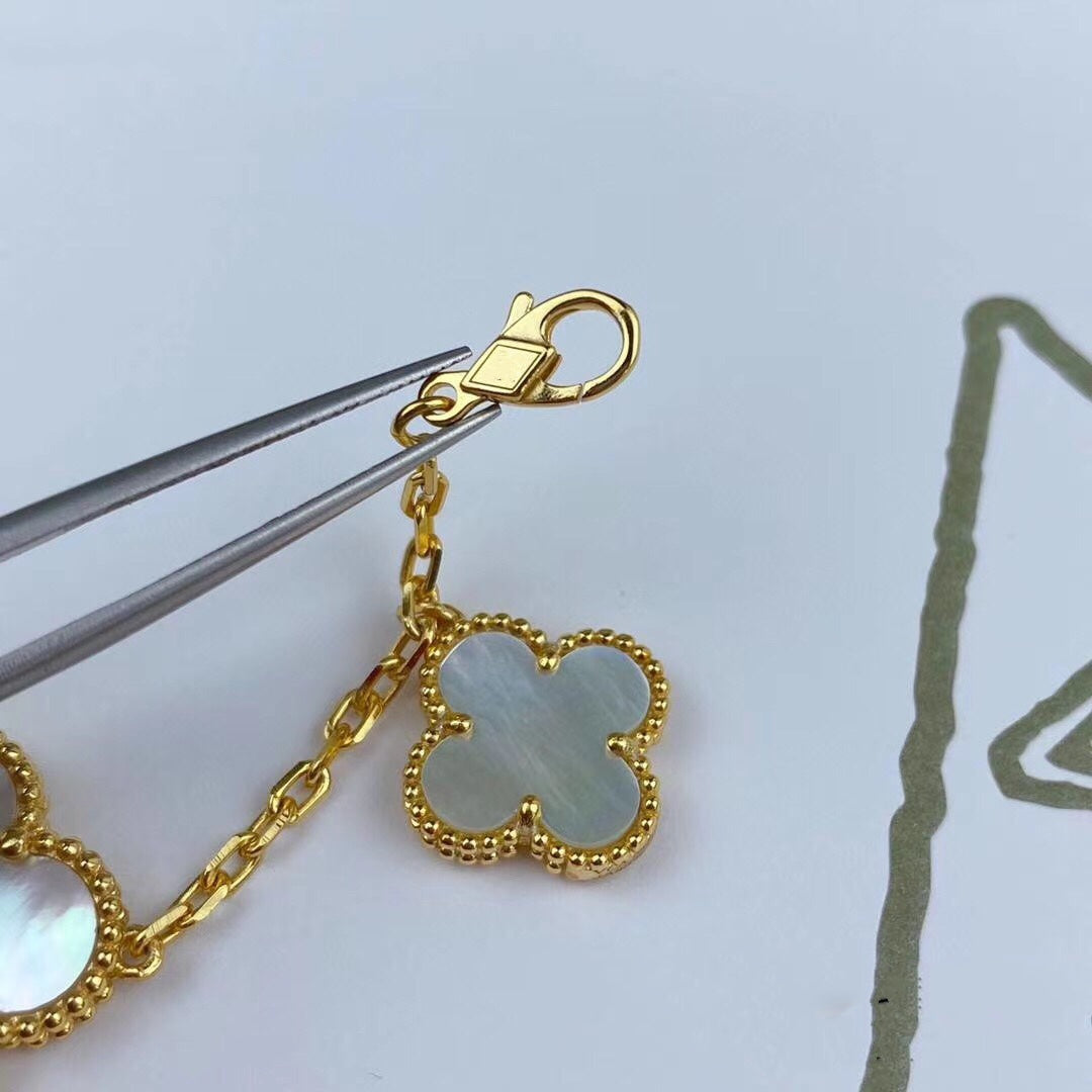 [Psychic Jewelrys]MAGIC CLOVER MOP GOLD BRACELET 5 MOTIFS