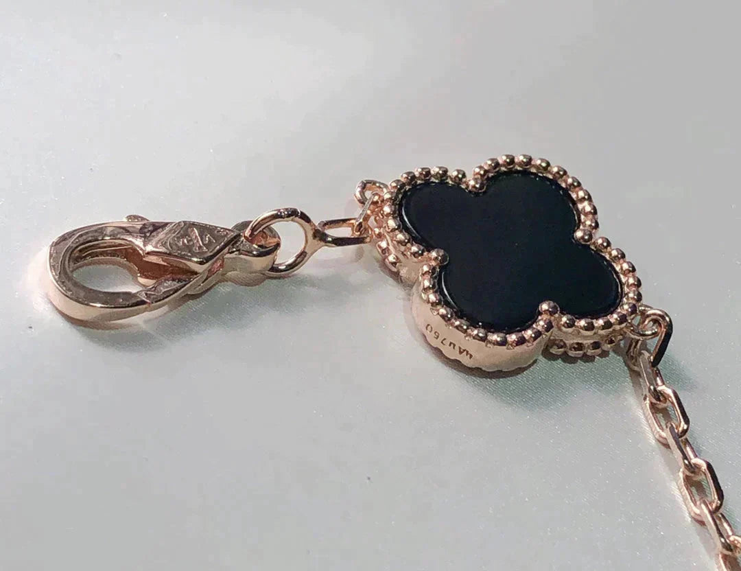 [Psychic Jewelrys]CLOVER 5 MOTIFS MULTICOLOR  BRACELET