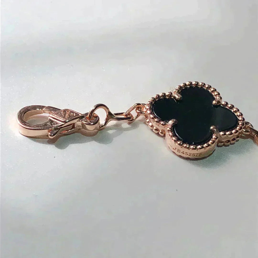[Psychic Jewelrys]CLOVER 5 MOTIFS MULTICOLOR  BRACELET