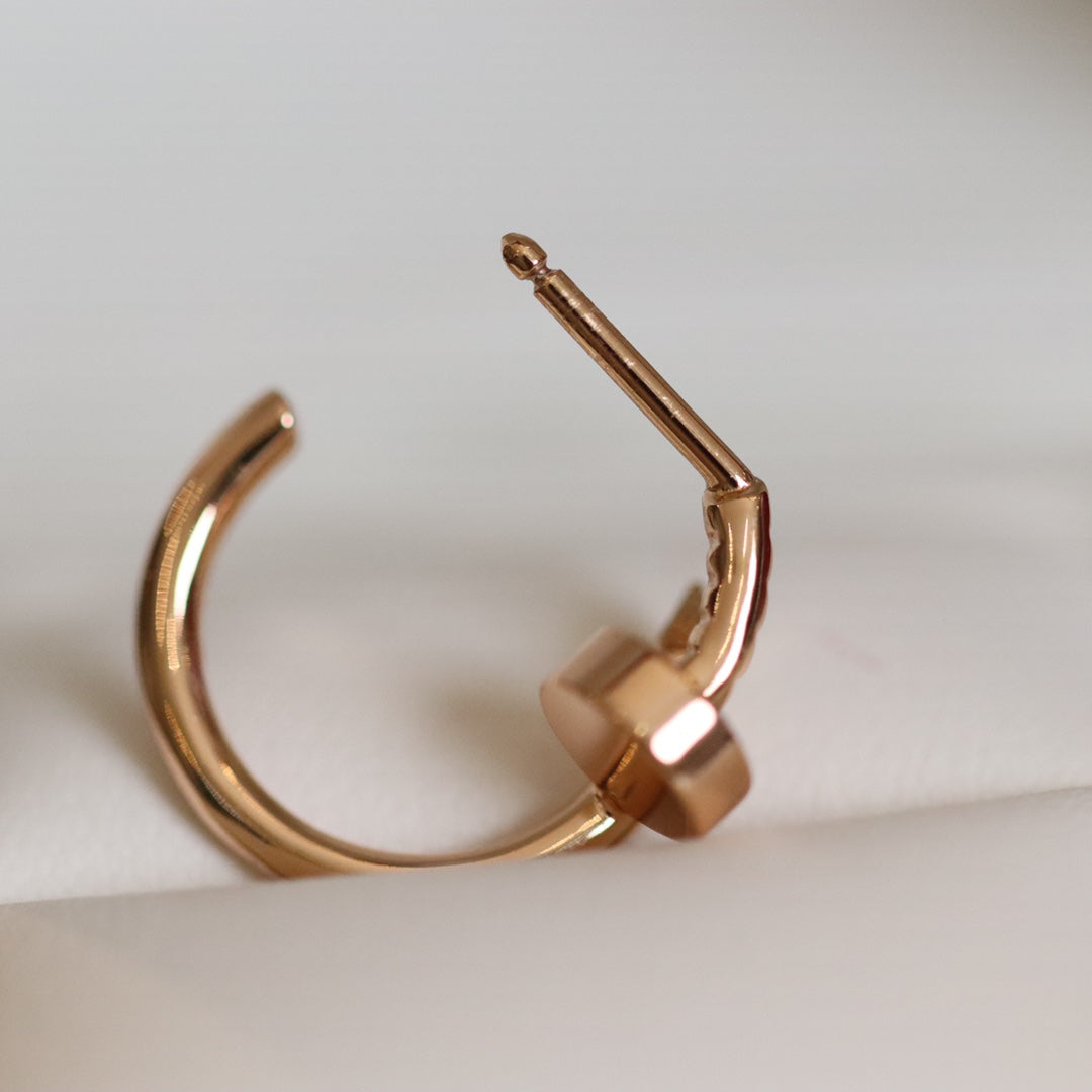 [Psychic Jewelrys]JUSTE EARRINGS PINK GOLD