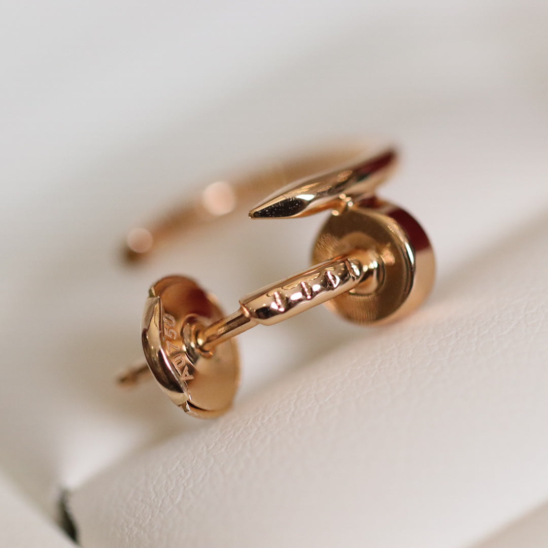 [Psychic Jewelrys]JUSTE EARRINGS PINK GOLD