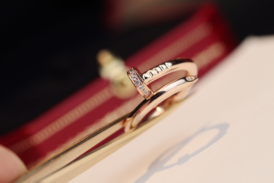 [Psychic Jewelrys]JUSTE RING 2.65MM PINK GOLD DIAMOND