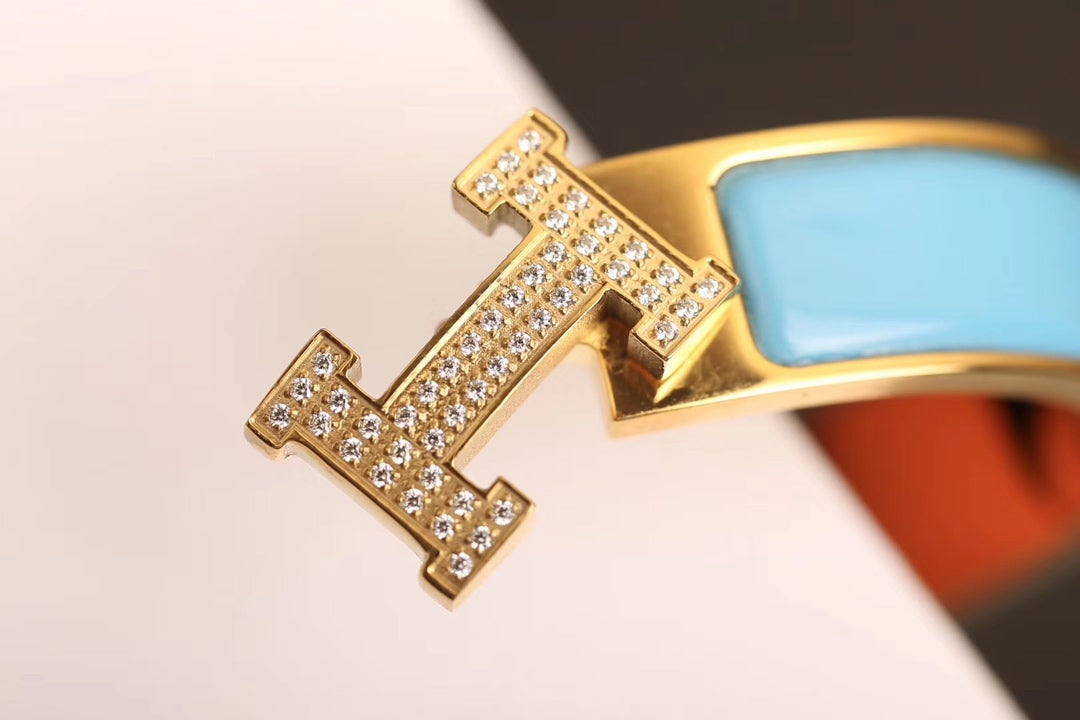 [Psychic Jewelrys]H CLOUD BLUE BRACELET GOLD DIAMOND