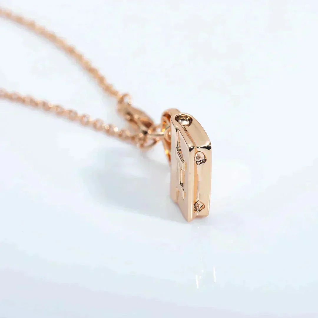 [Psychic Jewelrys]AMULETTE PEDANT ROSE GOLD NECKLACE