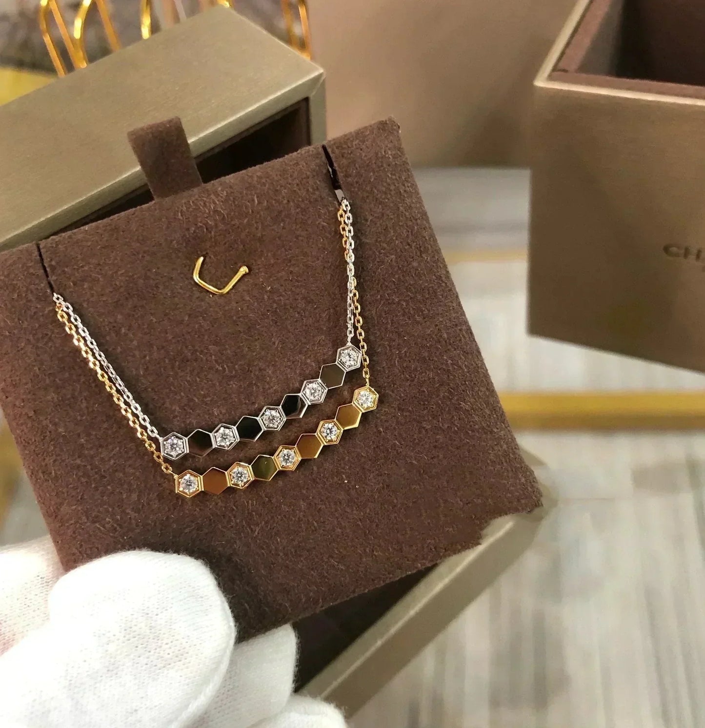 [Psychic Jewelrys]BEE LOVE NECKLACE DIAMOND