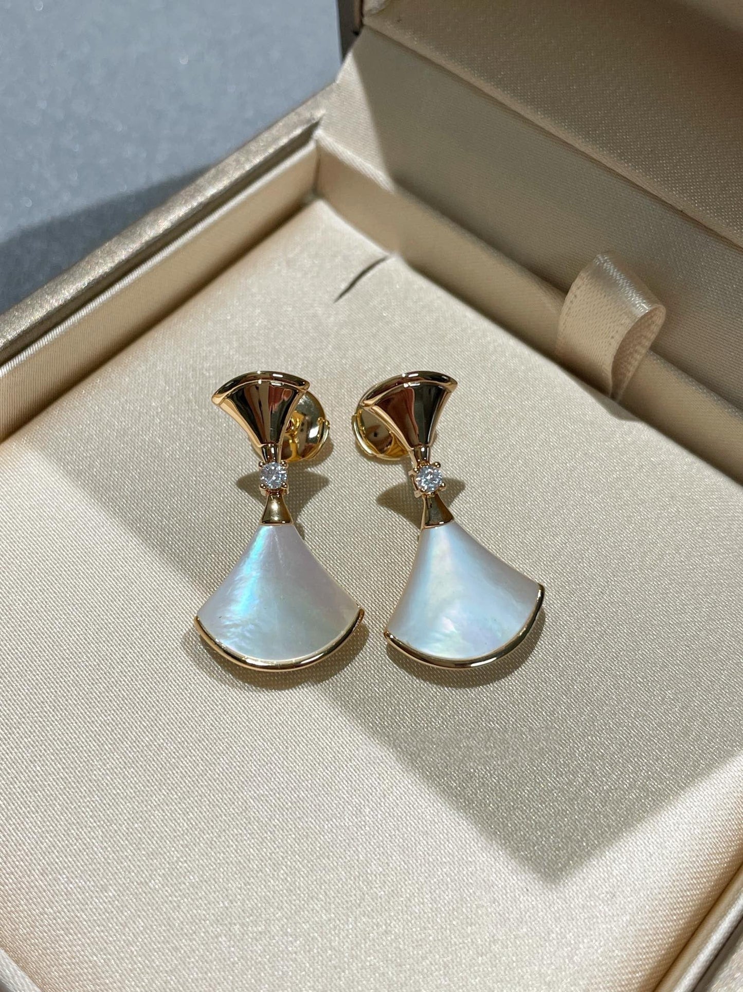 [Psychic Jewelrys]DREAM MOP 1 DIAMOND EARRINGS