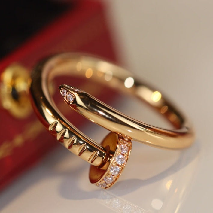 [Psychic Jewelrys]JUSTE RING 2.65MM GOLD DIAMOND