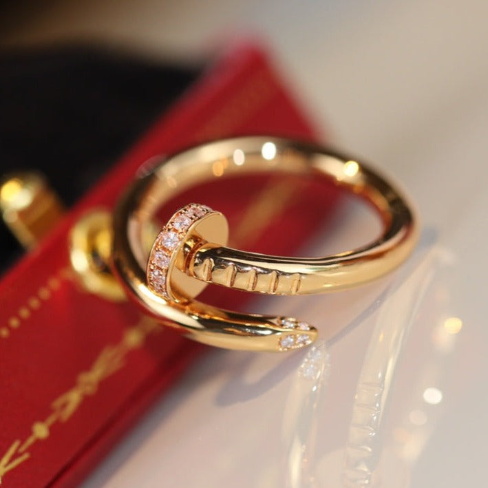 [Psychic Jewelrys]JUSTE RING 2.65MM GOLD DIAMOND