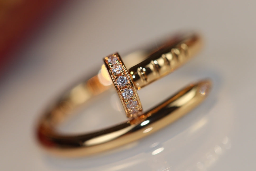 [Psychic Jewelrys]JUSTE RING 2.65MM GOLD DIAMOND