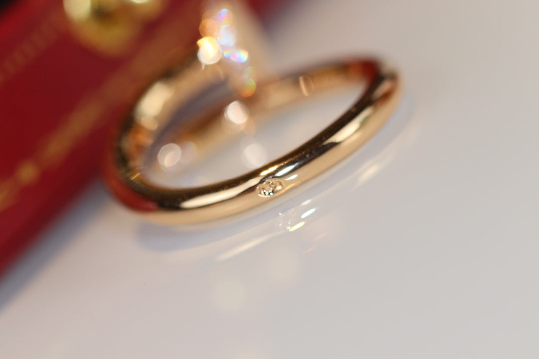 [Psychic Jewelrys]JUSTE RING 2.65MM GOLD DIAMOND
