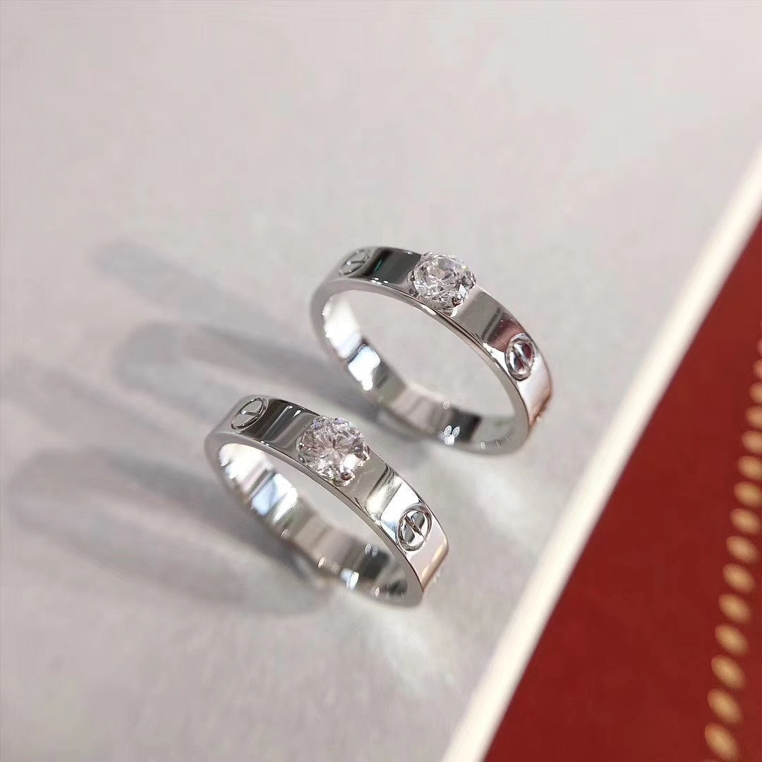 [Psychic Jewelrys]LOVE RING 3.6MM 1 BIG DIAMOND