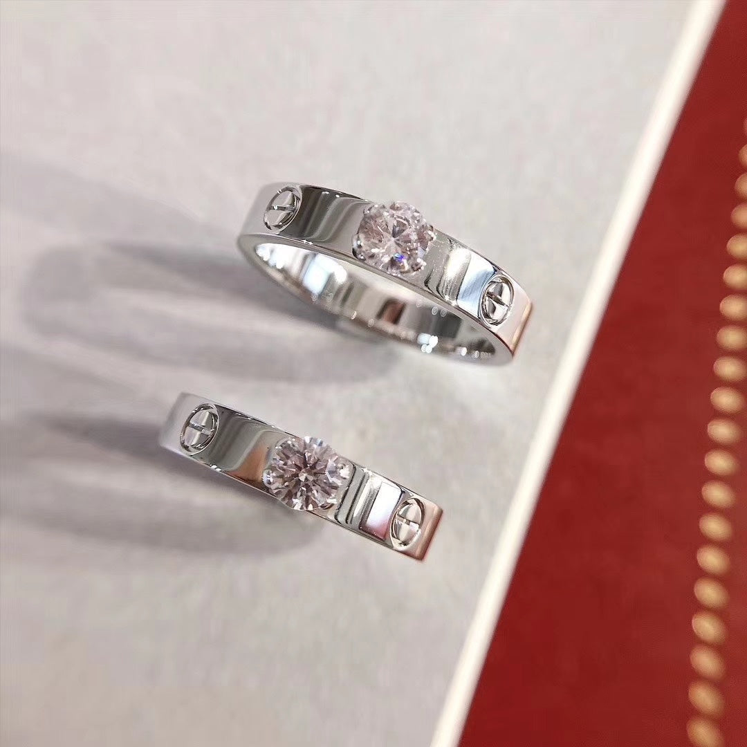 [Psychic Jewelrys]LOVE RING 3.6MM 1 BIG DIAMOND