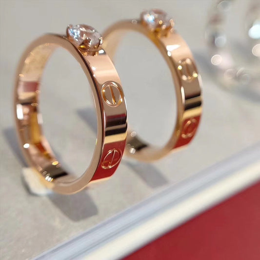 [Psychic Jewelrys]LOVE RING 3.6MM 1 BIG DIAMOND