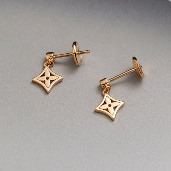 [Psychic Jewelrys]STAR EARRINGS GOLD