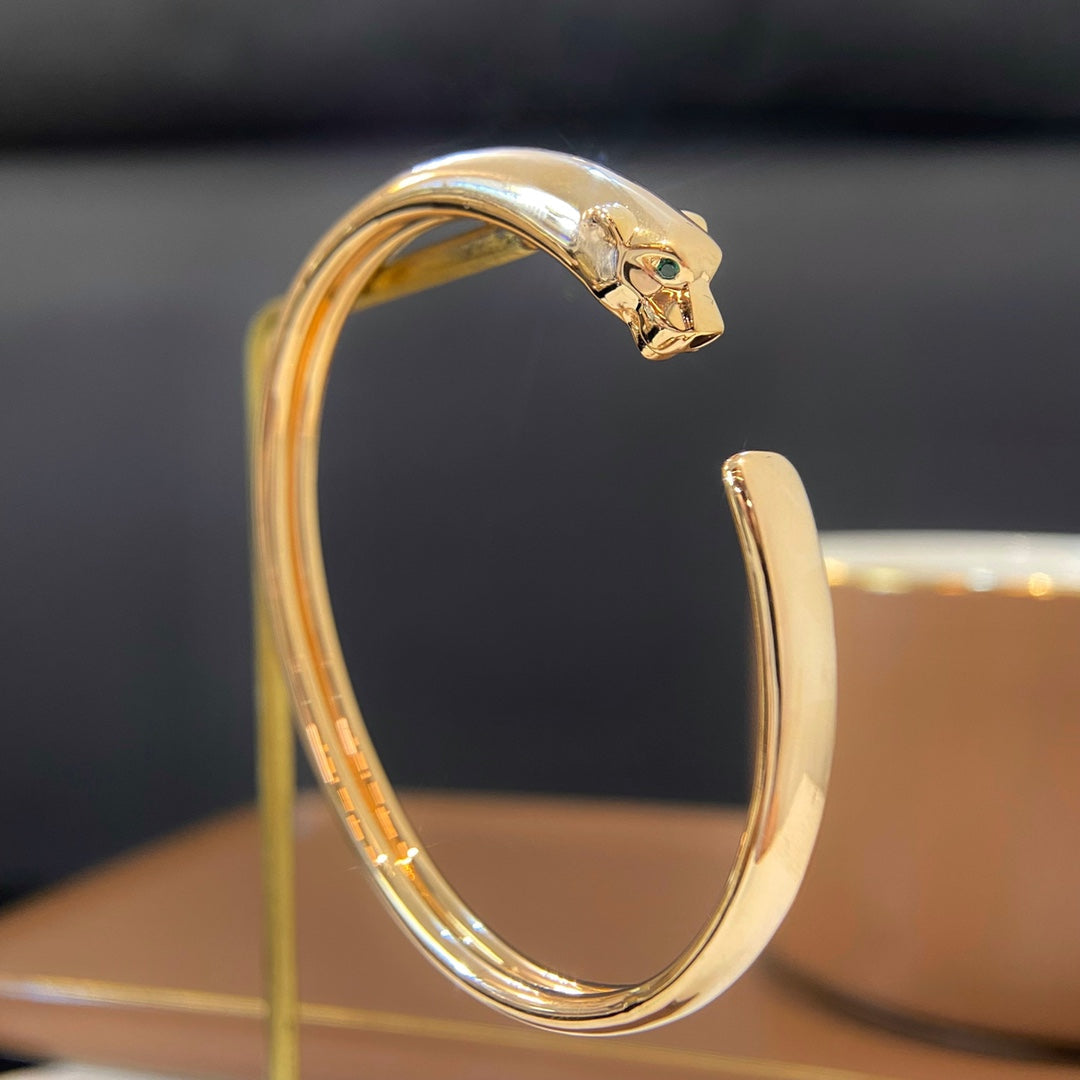 [Psychic Jewelrys]PANTHERE GOLD OPEN BRACELET