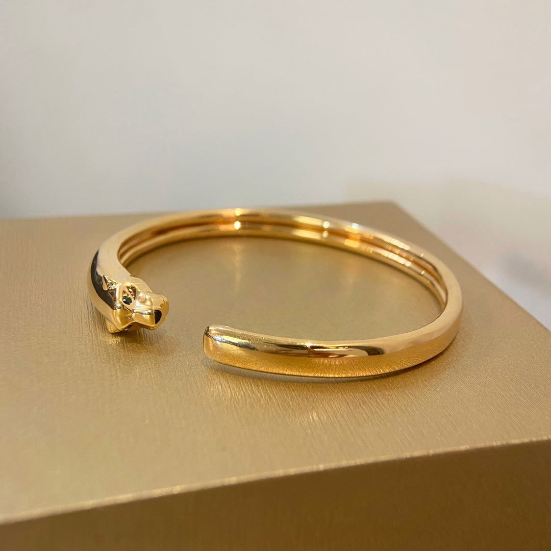 [Psychic Jewelrys]PANTHERE GOLD OPEN BRACELET