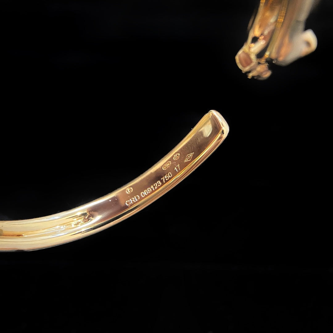 [Psychic Jewelrys]PANTHERE GOLD OPEN BRACELET