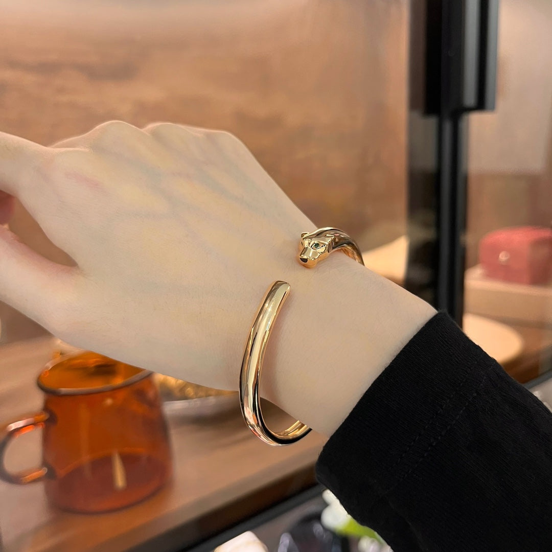 [Psychic Jewelrys]PANTHERE GOLD OPEN BRACELET