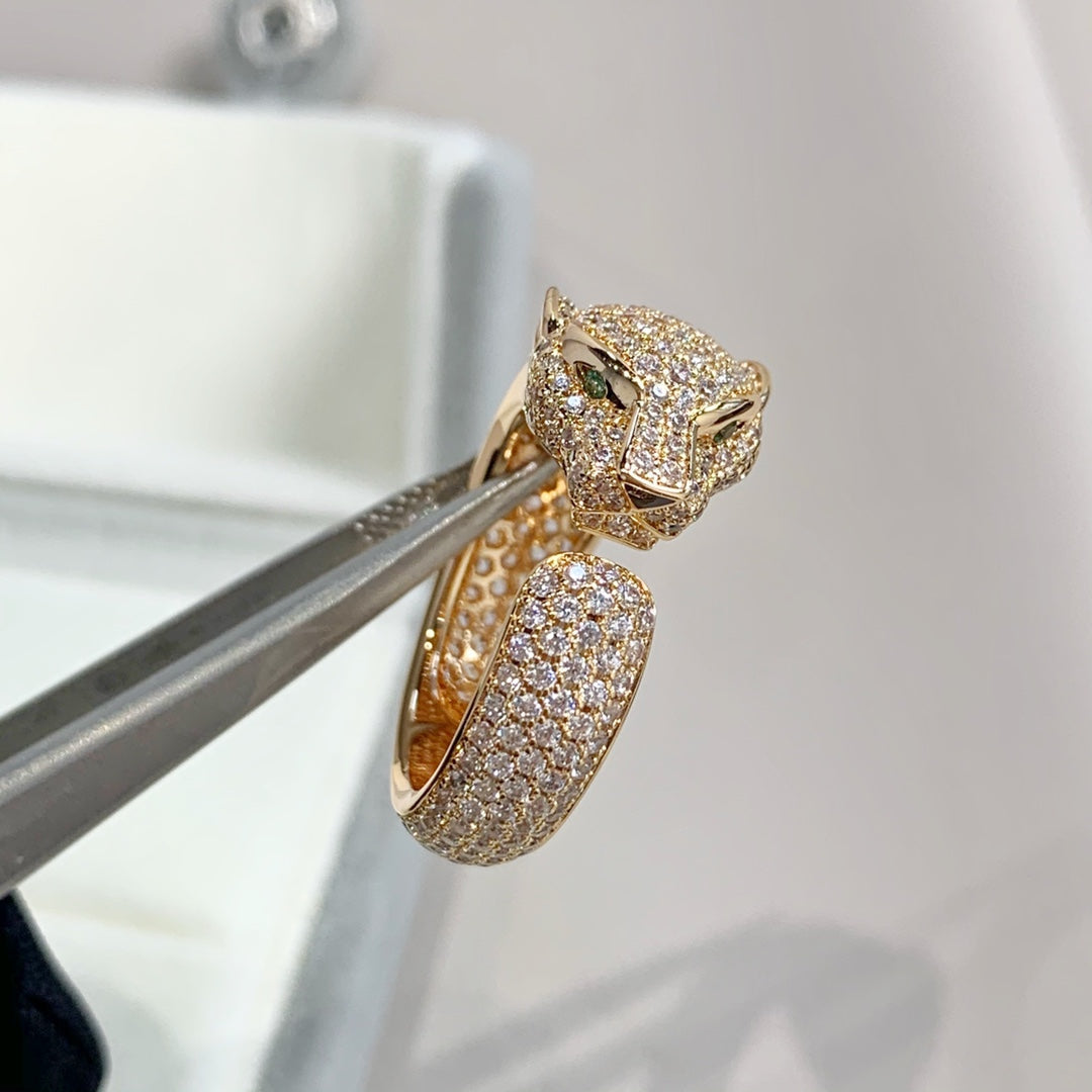 [Psychic Jewelrys]PANTHERE PINK GOLD DIAMOND RING