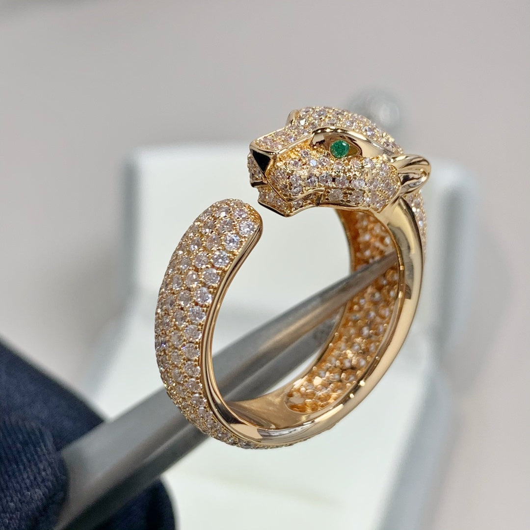 [Psychic Jewelrys]PANTHERE PINK GOLD DIAMOND RING
