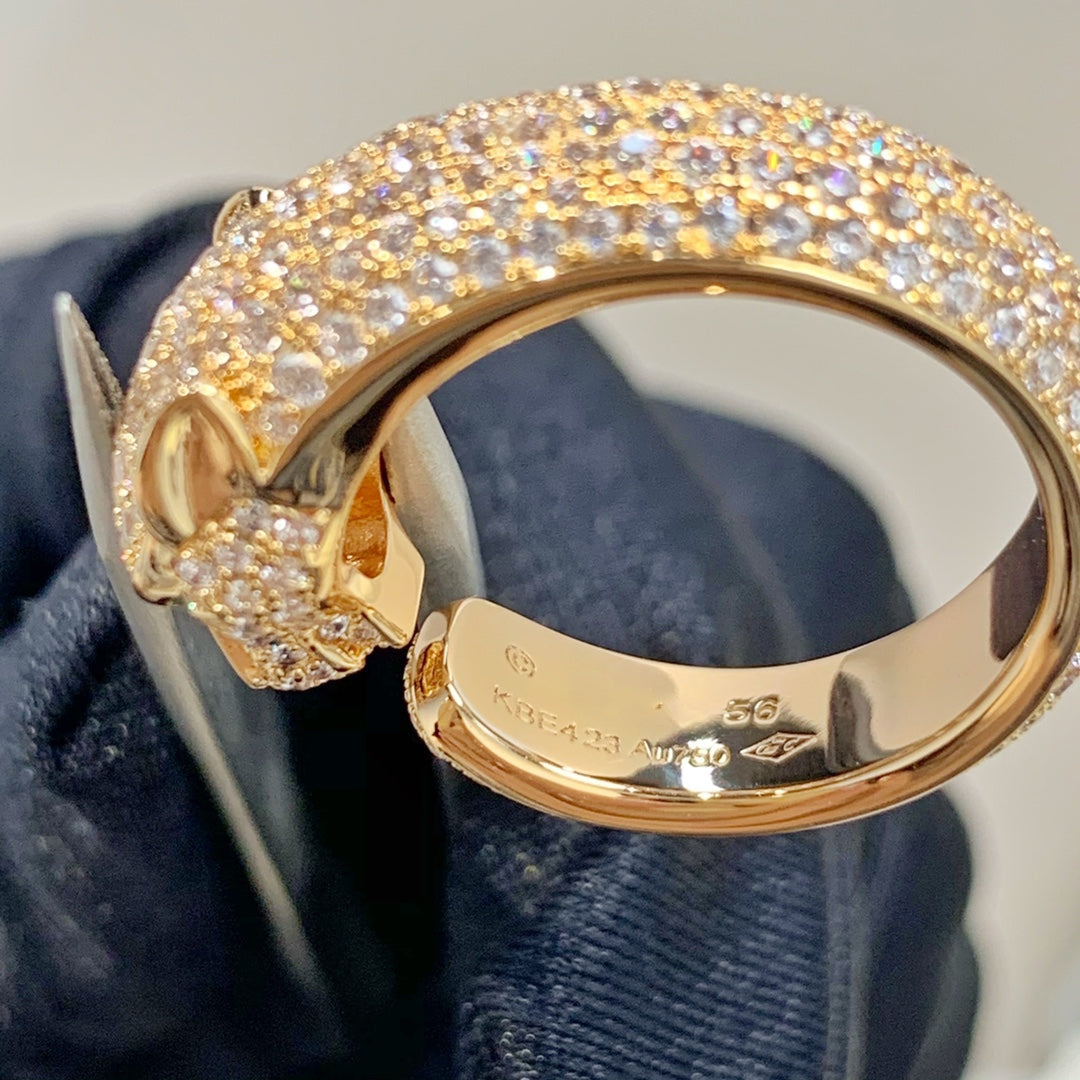 [Psychic Jewelrys]PANTHERE PINK GOLD DIAMOND RING