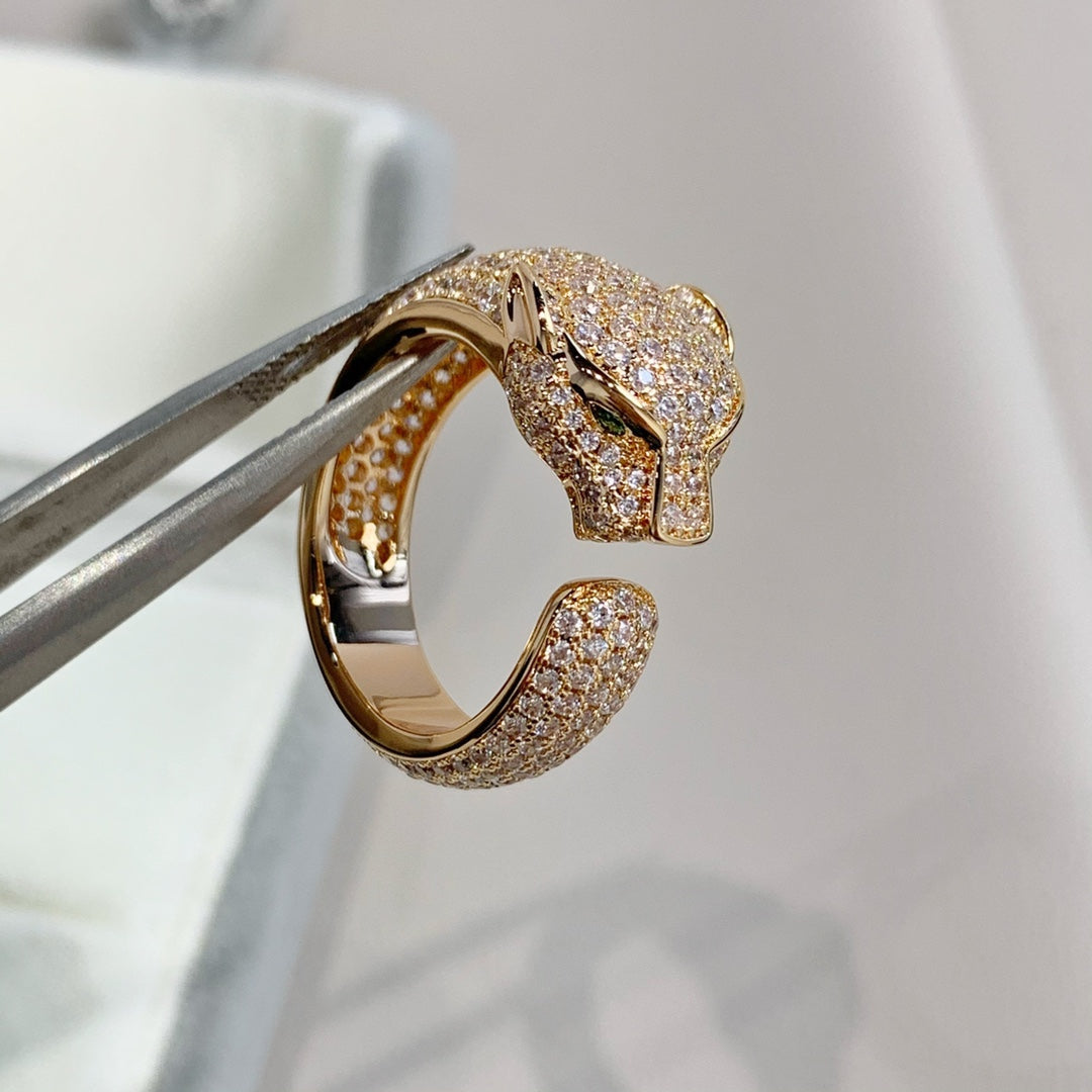 [Psychic Jewelrys]PANTHERE PINK GOLD DIAMOND RING