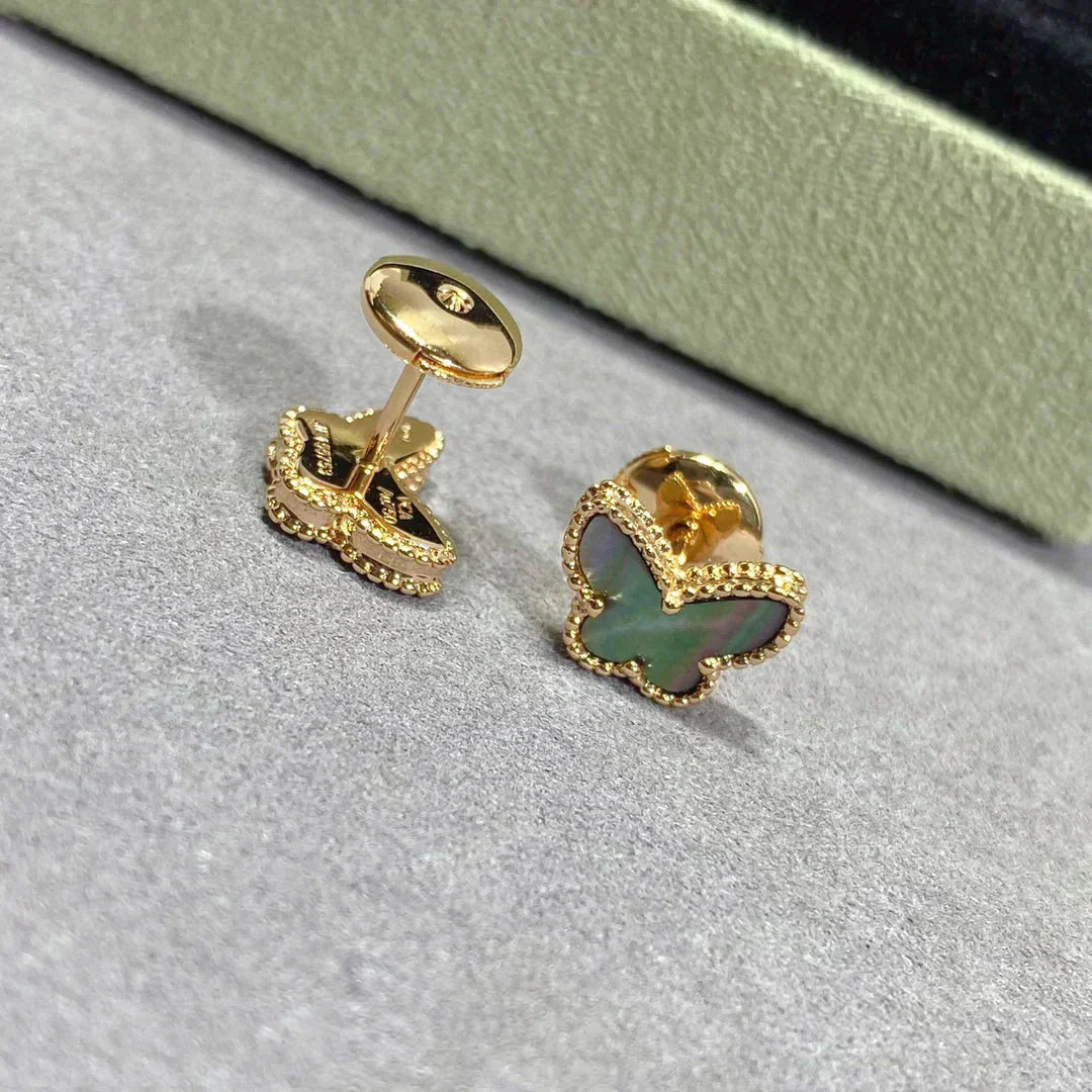 [Psychic Jewelrys]BUTTERFLY DARK MOP  EARRINGS
