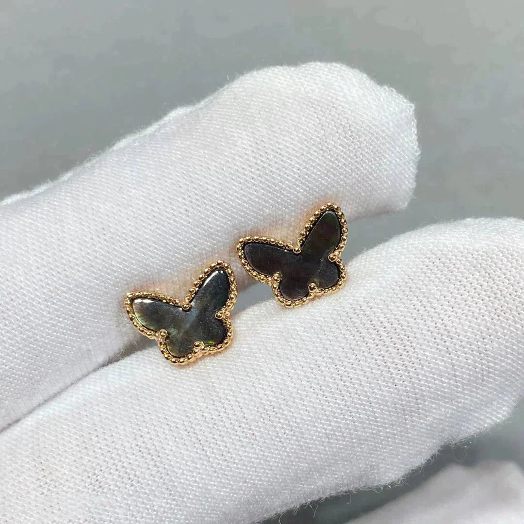 [Psychic Jewelrys]BUTTERFLY DARK MOP  EARRINGS