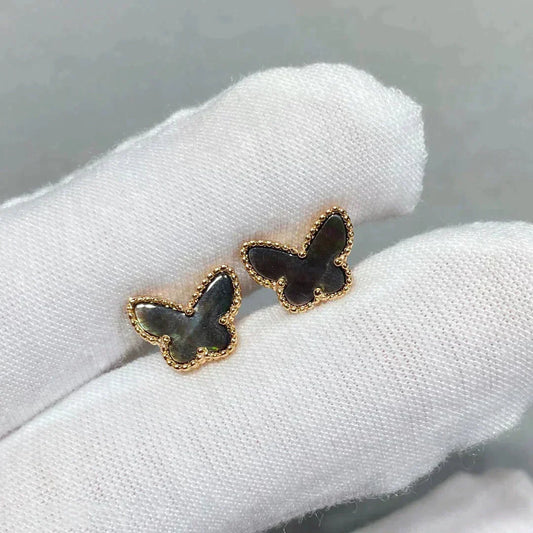 [Psychic Jewelrys]BUTTERFLY DARK MOP  EARRINGS