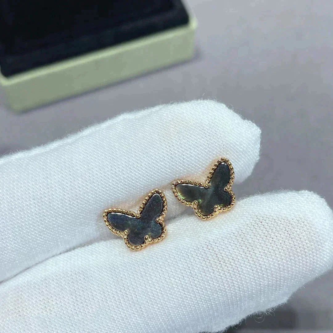 [Psychic Jewelrys]BUTTERFLY DARK MOP  EARRINGS