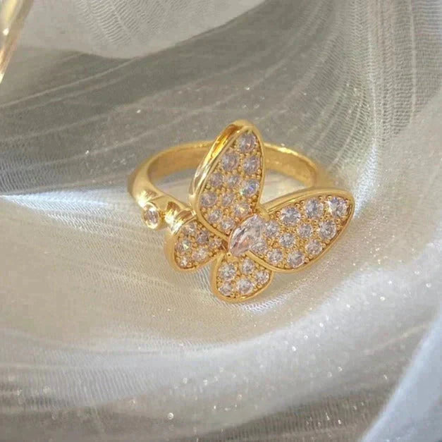 [Psychic Jewelrys]BUTTERFLY DIAMOND RING