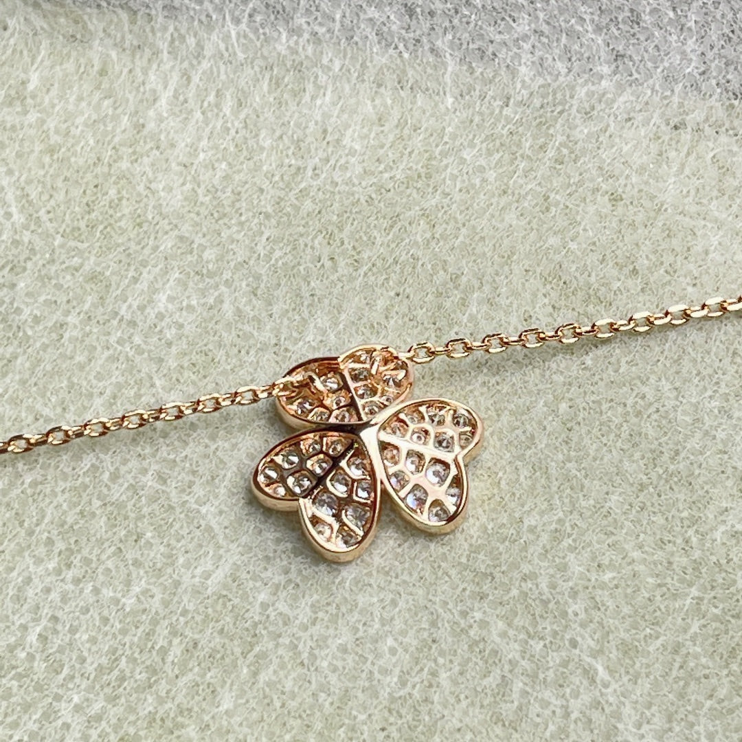 [Psychic Jewelrys]FLOWER DIAMOND NECKLACE
