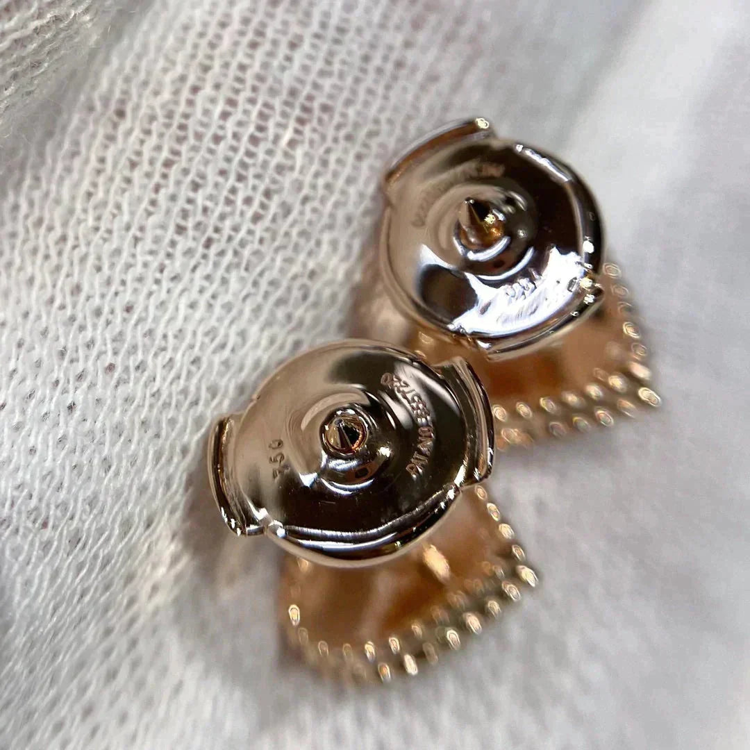 [Psychic Jewelrys]HEART CARNELIAN STUD EARRINGS