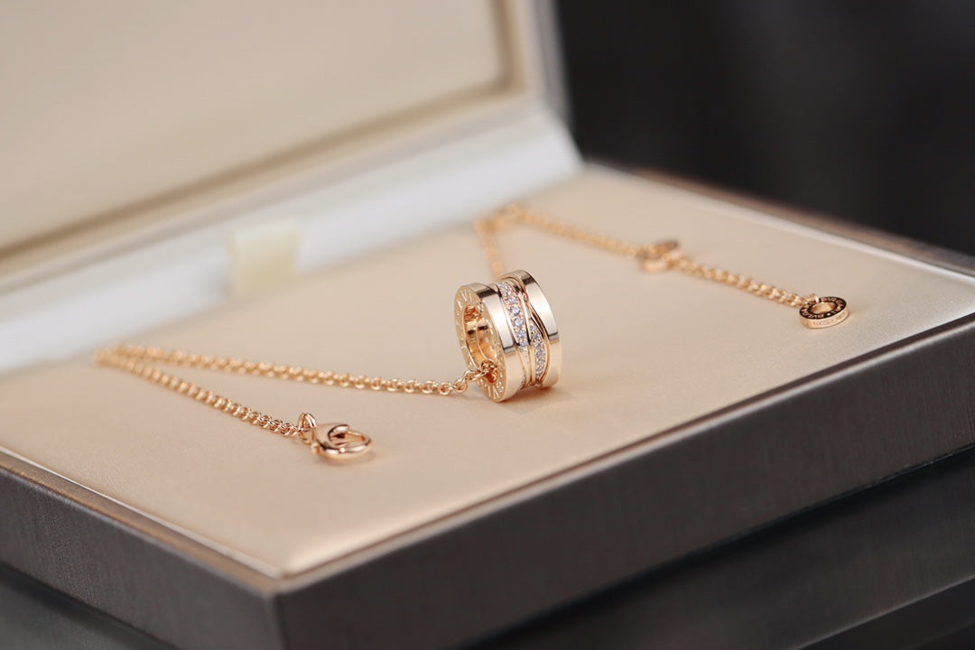 [Psychic Jewelrys]ZERO 1 PINK GOLD DIAMOND NECKLACE