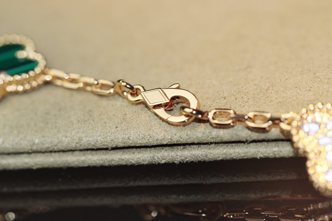 [Psychic Jewelrys]CLOVER 20 MOTIFS ONYX ROSE GOLD